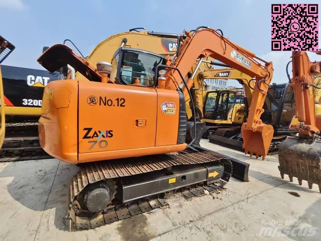 Hitachi ZX 70 Міні-екскаватори < 7т