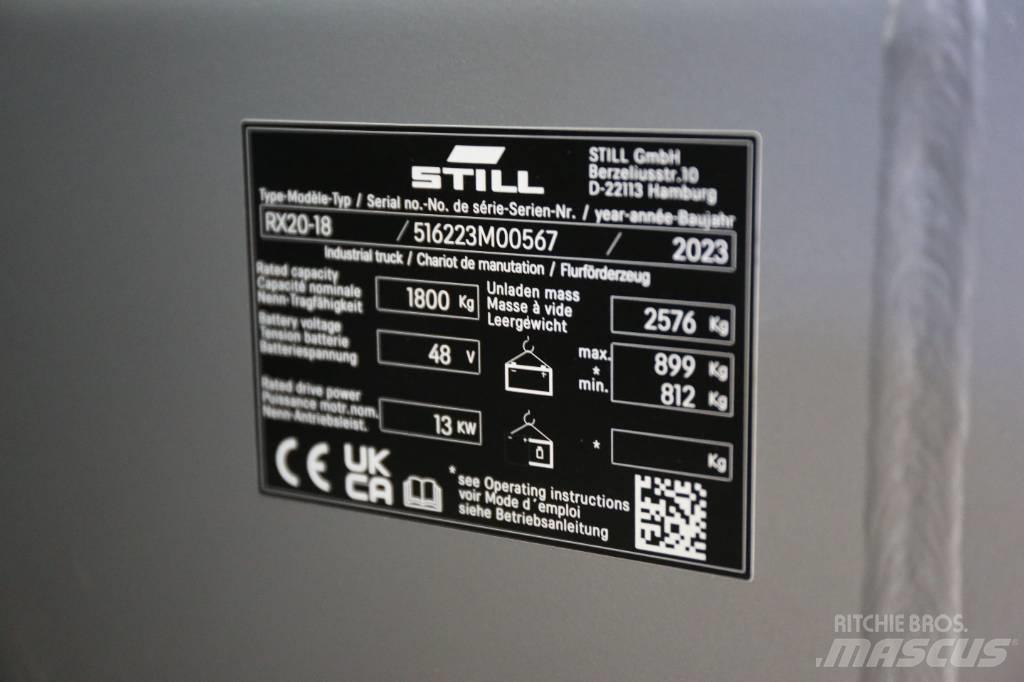Still RX20-18 Електронавантажувачі