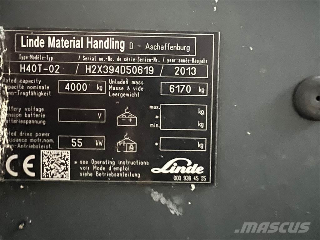Linde H40T-02 Газові навантажувачі