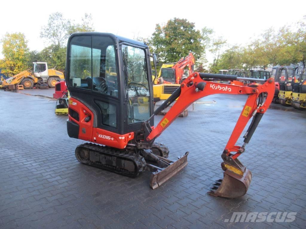 Kubota KX 016-4 Міні-екскаватори < 7т