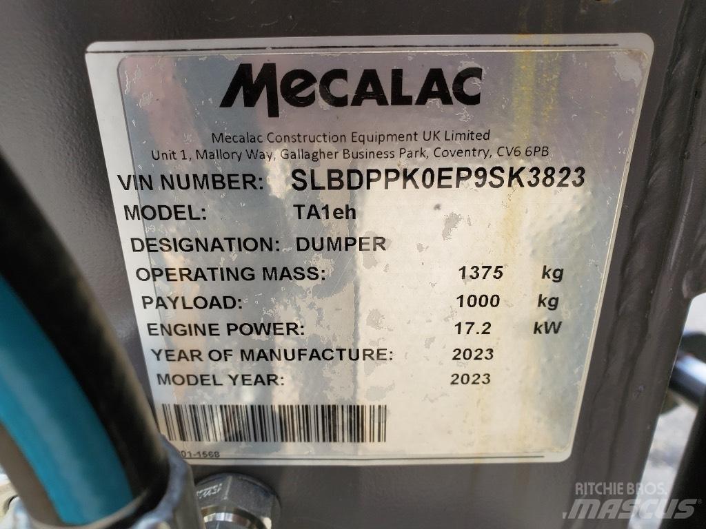 Mecalac TA1EH Міні самоскиди