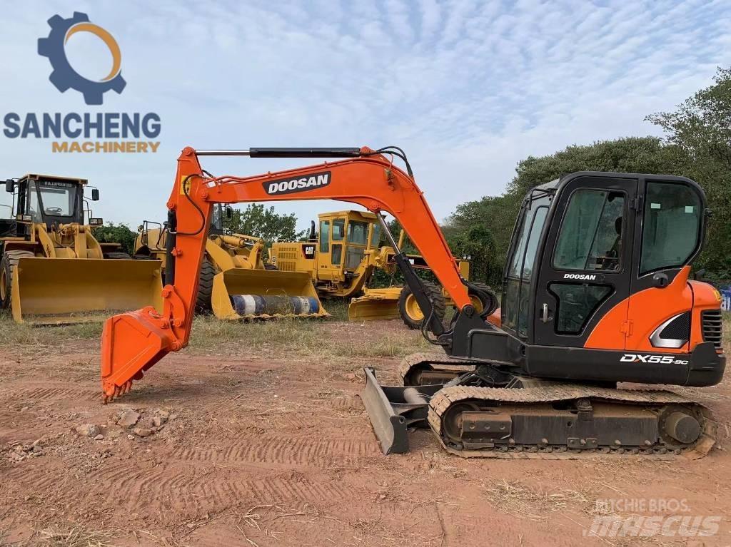 Doosan DX 55 Міні-екскаватори < 7т