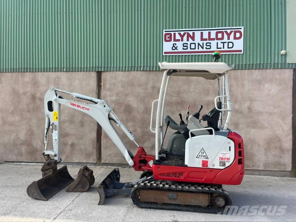 Takeuchi TB 216 Міні-екскаватори < 7т
