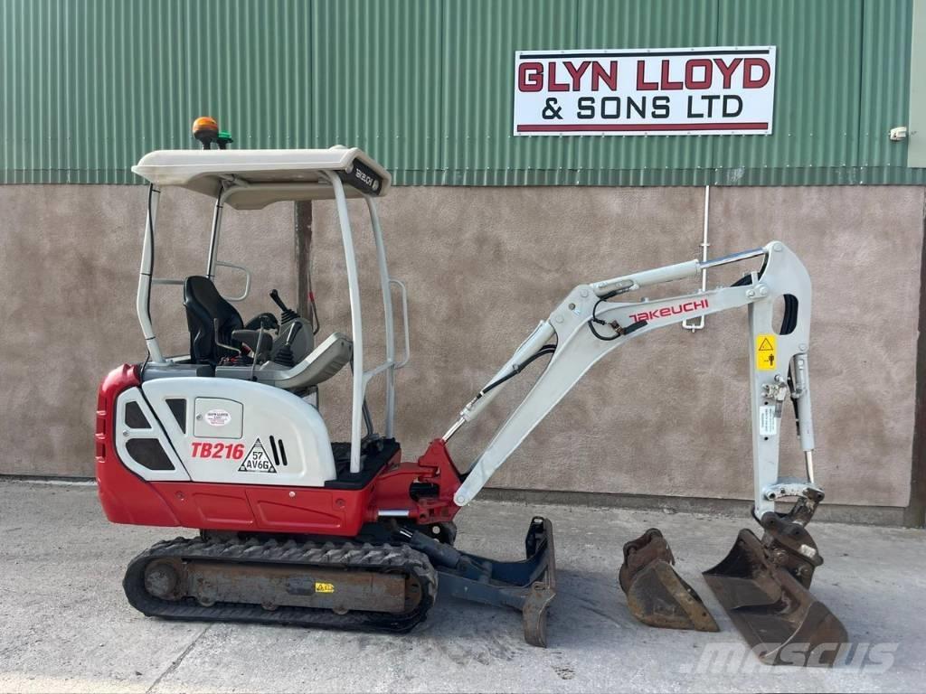 Takeuchi TB 216 Міні-екскаватори < 7т