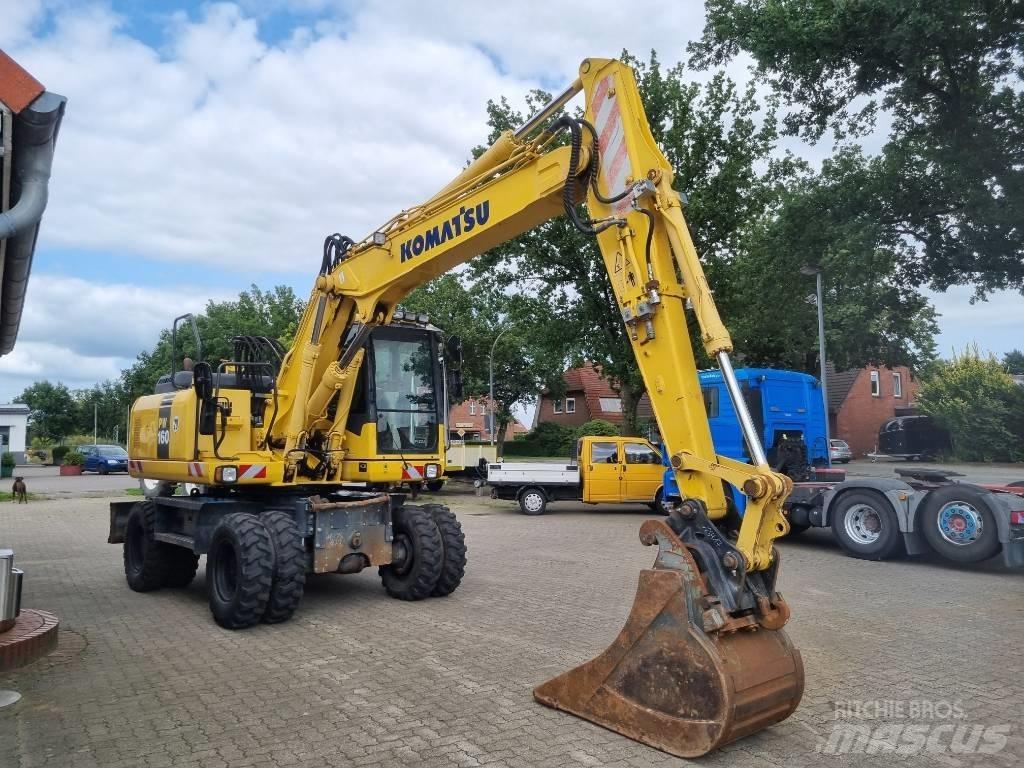 Komatsu PW 160-7E0 Колісні екскаватори