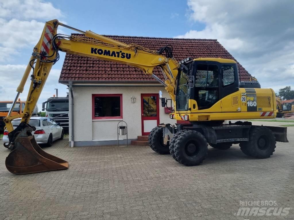 Komatsu PW 160-7E0 Колісні екскаватори