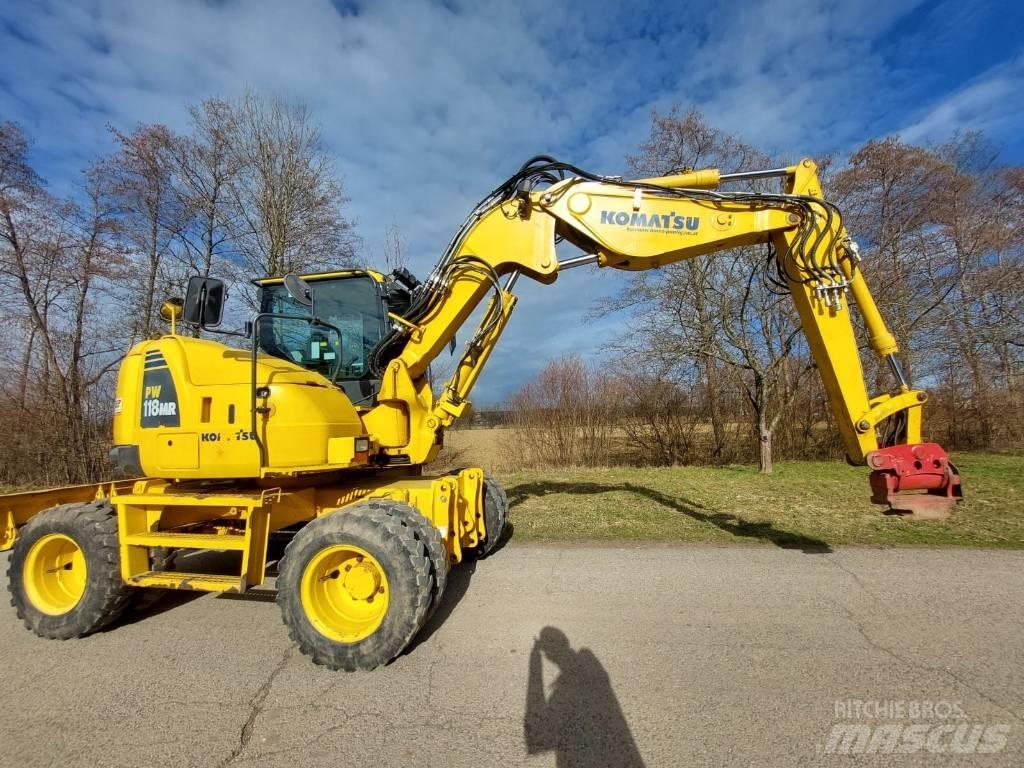 Komatsu PW 118 MR -8 Колісні екскаватори