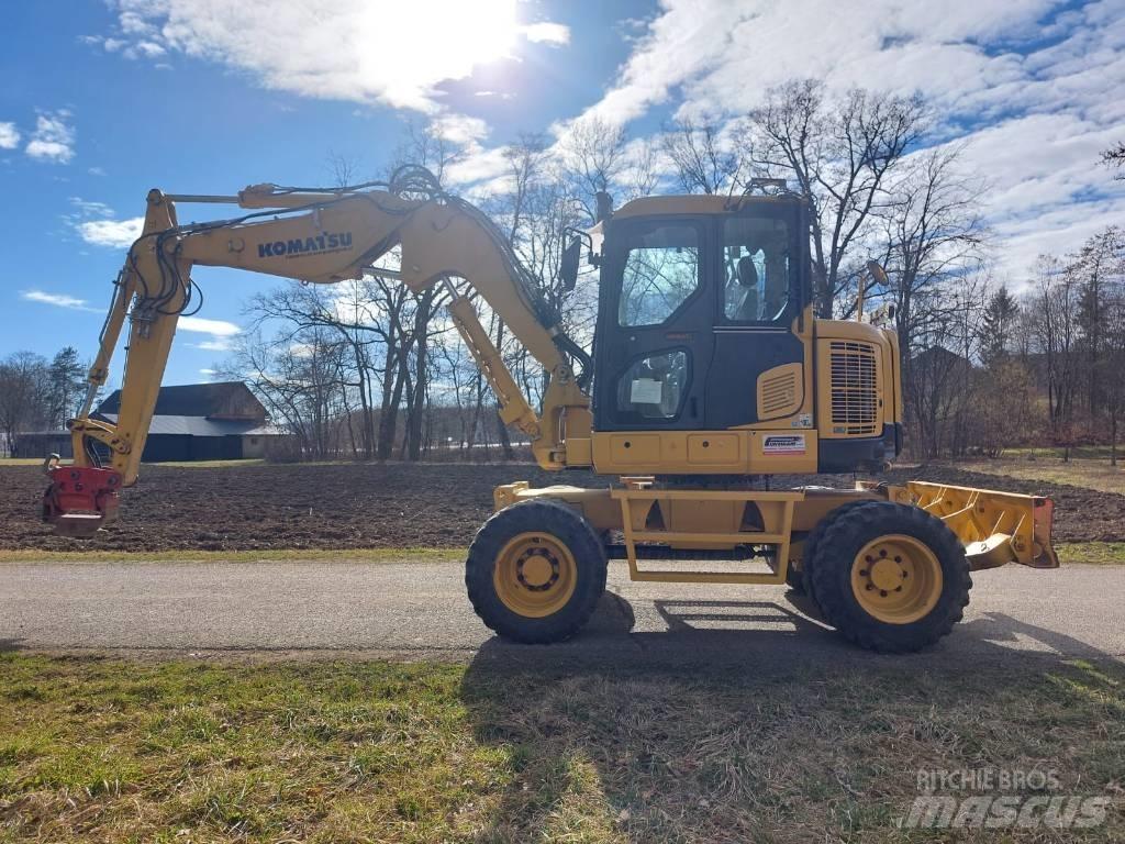 Komatsu PW 118 MR -8 Колісні екскаватори