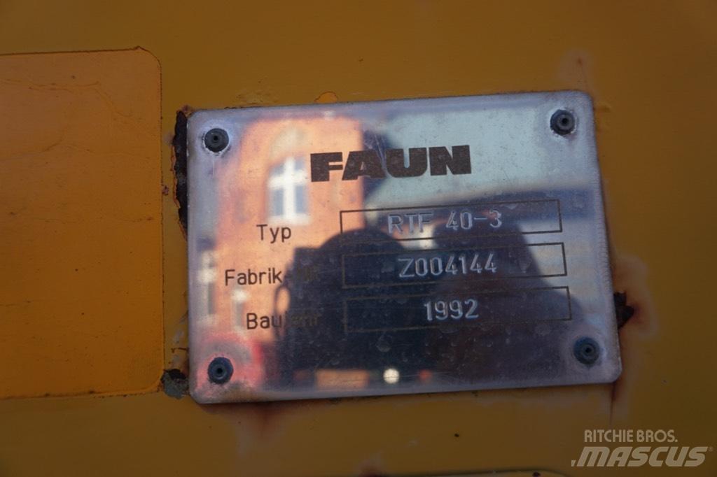 Faun RTF 40-3 автокрани