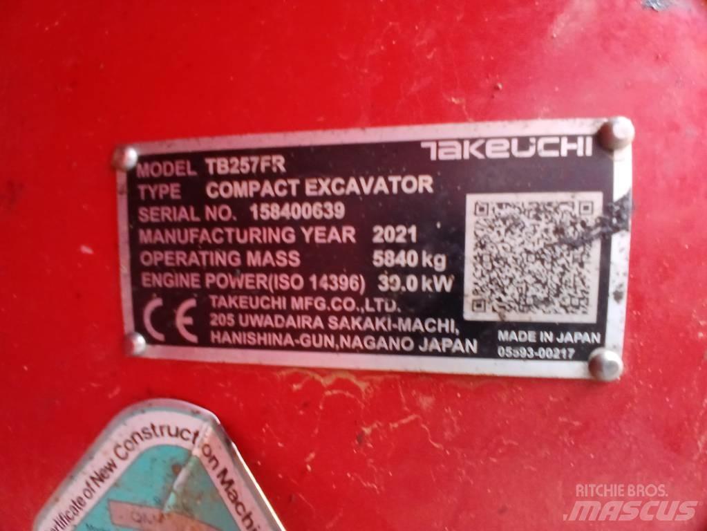 Takeuchi TB 257 FR Міні-екскаватори < 7т