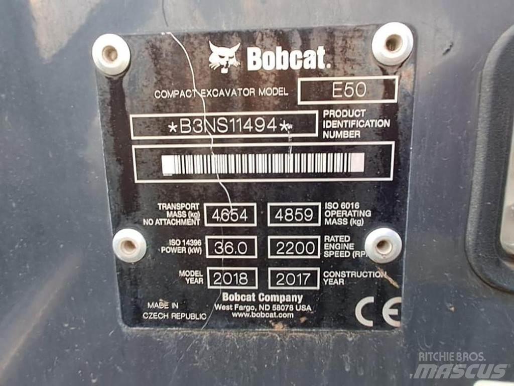 Bobcat E50 Міні-екскаватори < 7т