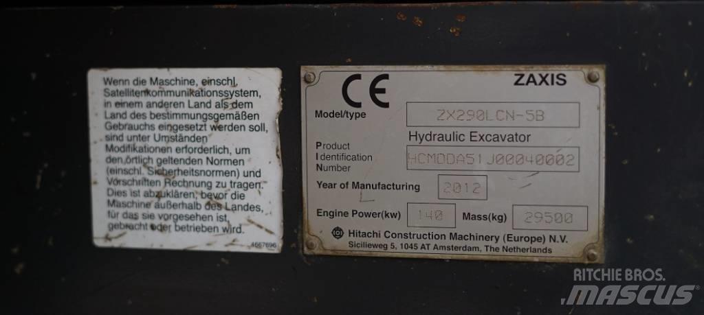 Hitachi ZX 290 Гусеничні екскаватори