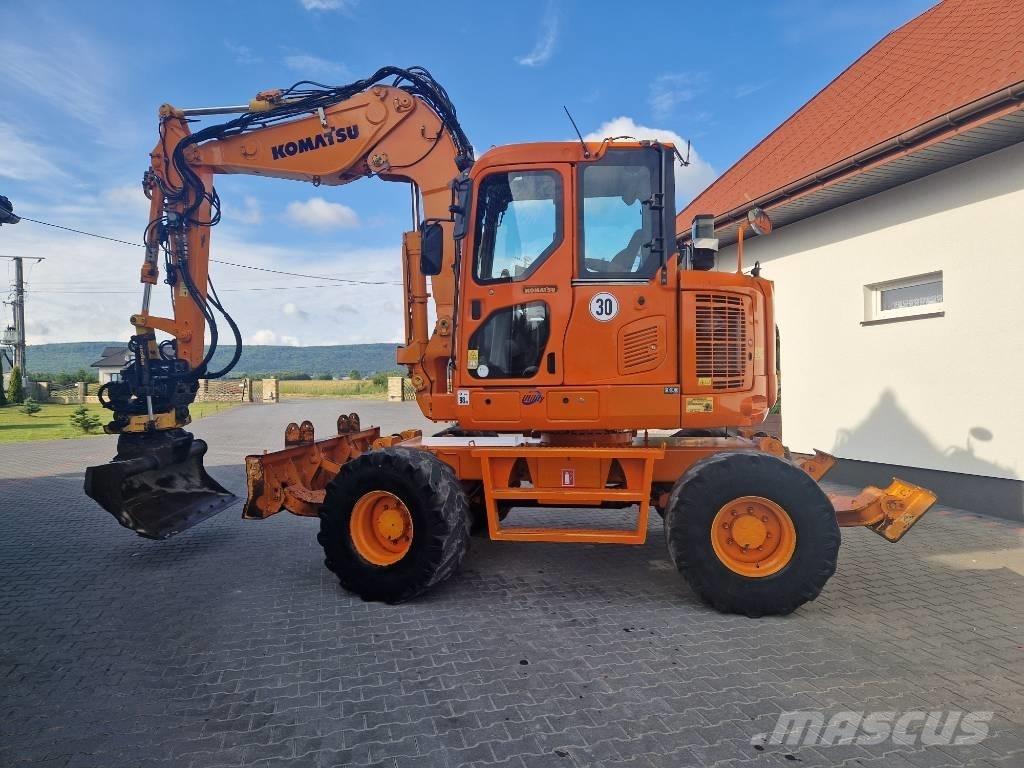 Komatsu PW110 Колісні екскаватори