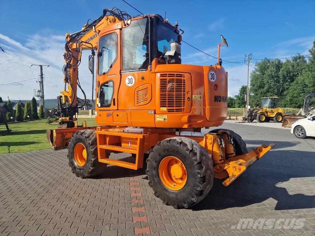 Komatsu PW110 Колісні екскаватори