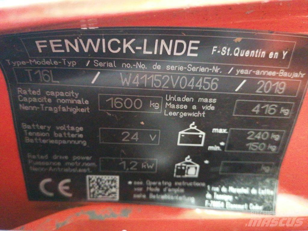 Linde T16L Штабелери