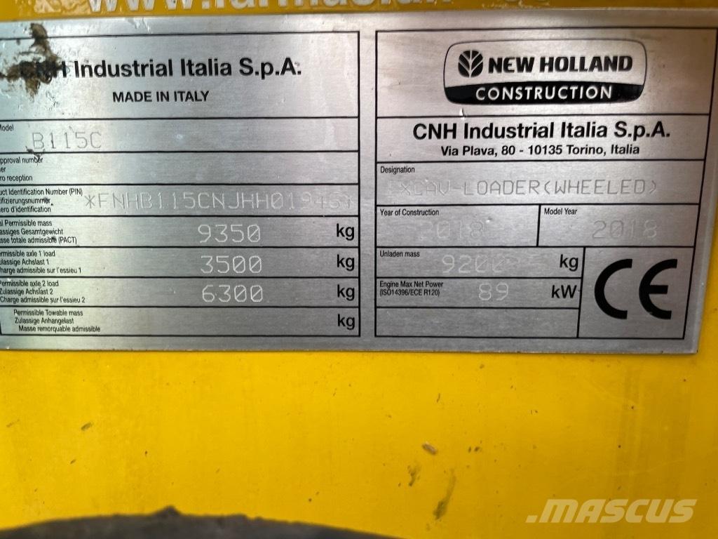 New Holland B115C Екскаватори-навантажувачі