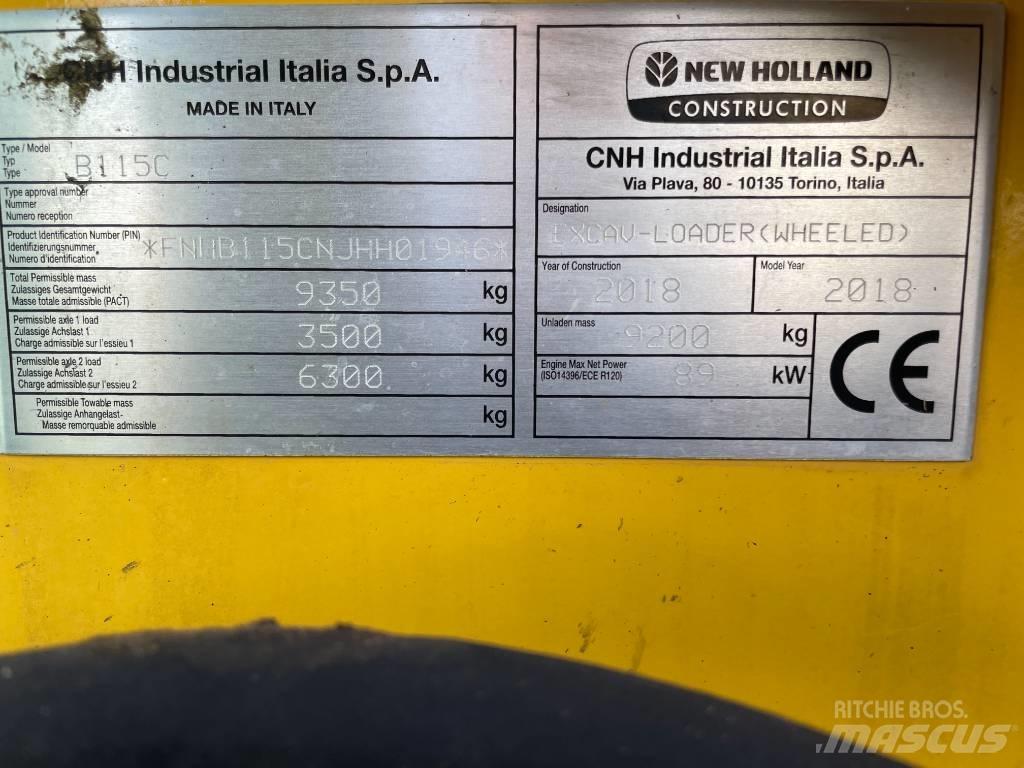 New Holland B115C Екскаватори-навантажувачі