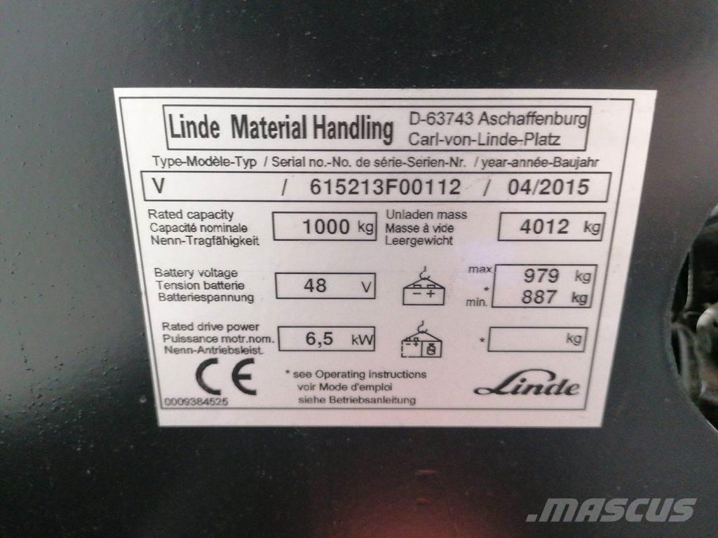 Linde V-48 Підбирачі замовлень з нижніх ярусів