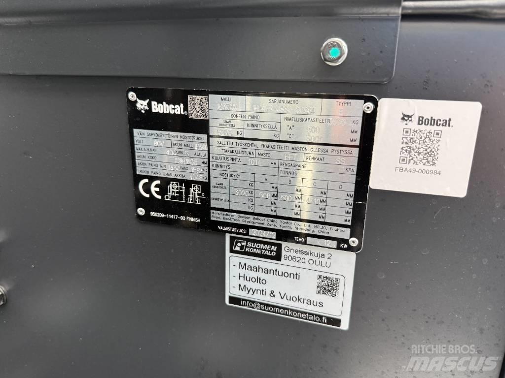 Bobcat B35NS Trukki Електронавантажувачі