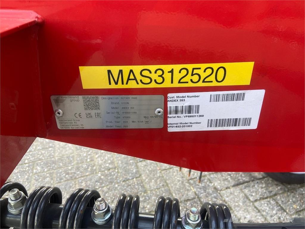 Vicon Andex 353 Прибиральні комбайни