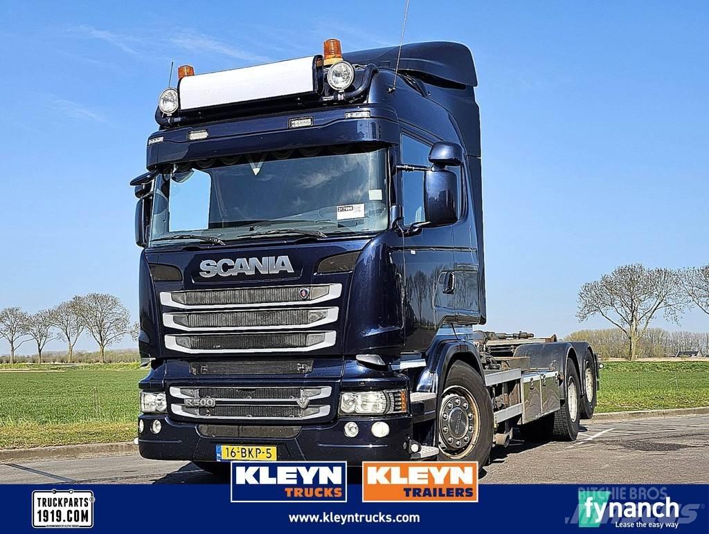 Scania R500 Вантажівки з гаковим підйомом
