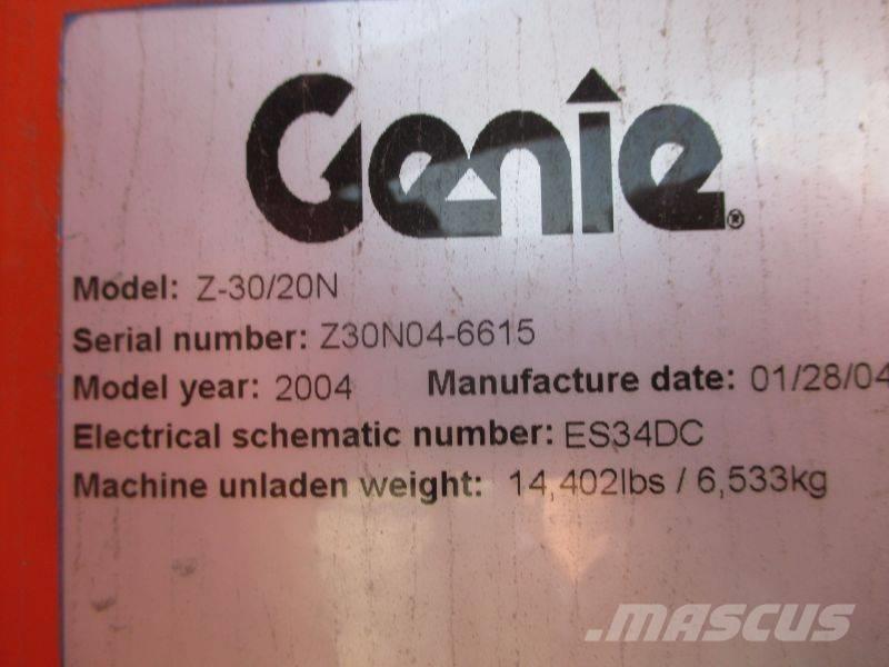 Genie Z 30/20 N Колінчаті підйомники