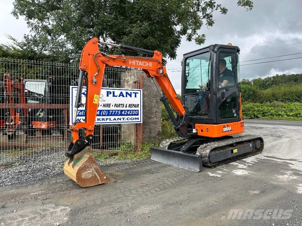 Hitachi ZX 26 U-6 Міні-екскаватори < 7т