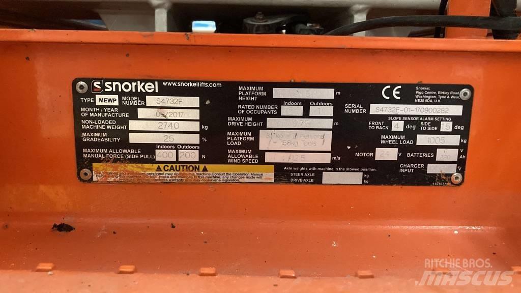 Snorkel S4732E Підйомники-ножиці