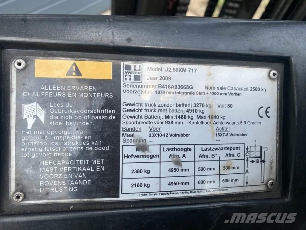 Hyster J2.50XM Електронавантажувачі