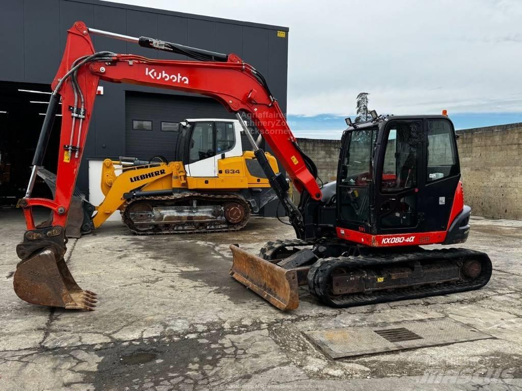 Kubota KX 080-4 Середні екскаватори 7т. - 12т.