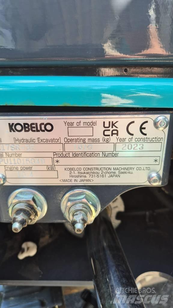 Kobelco SK 17 SR Міні-екскаватори < 7т