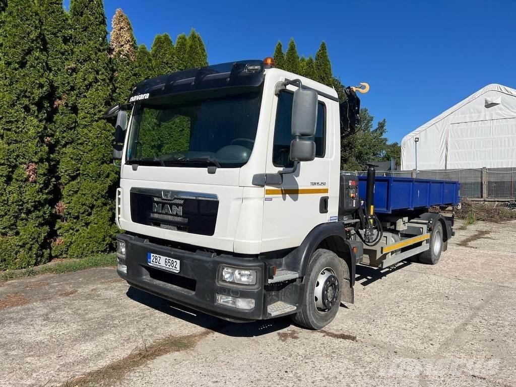 MAN TGM 15.250 Вантажівки з гаковим підйомом