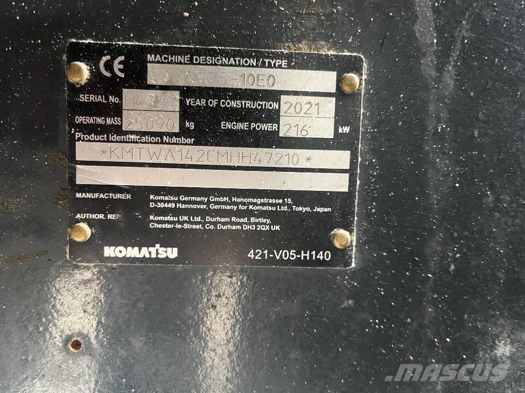 Komatsu WA475-10E0 Фронтальні навантажувачі