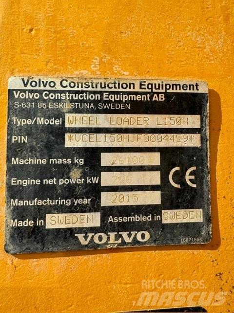 Volvo L 150 H Фронтальні навантажувачі
