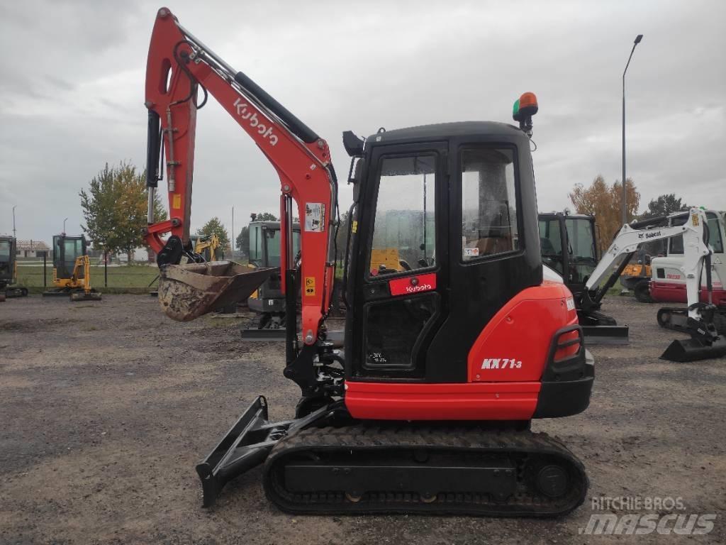 Kubota KX 71-3 Міні-екскаватори < 7т