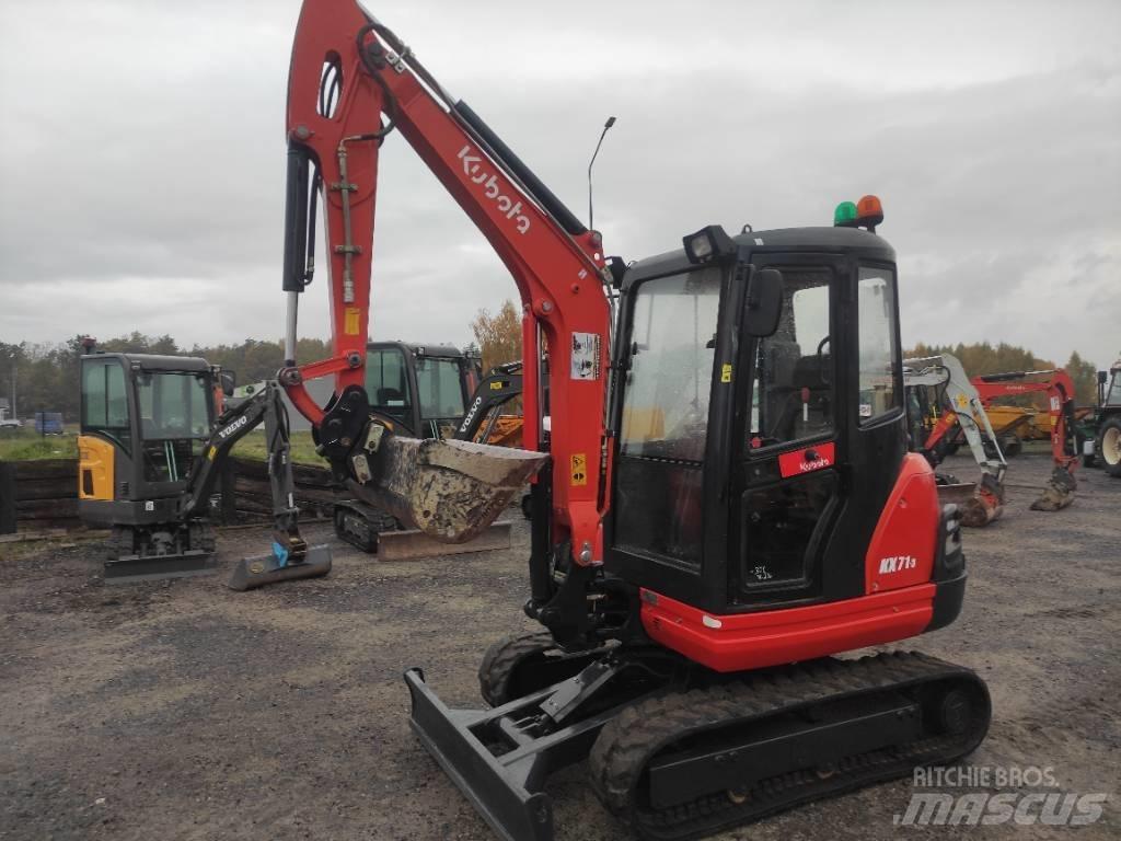 Kubota KX 71-3 Міні-екскаватори < 7т