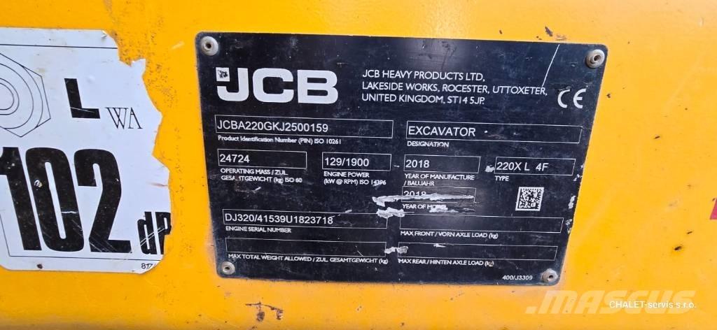 JCB 220 XL 4F Гусеничні екскаватори