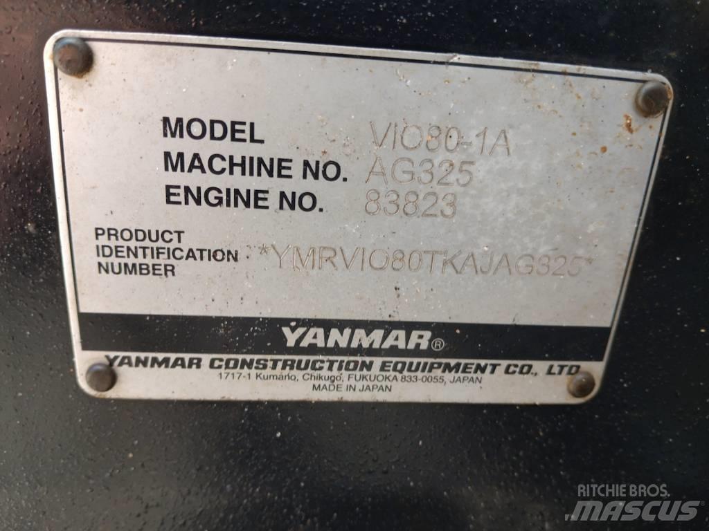 Yanmar ViO80-1a Гусеничні екскаватори