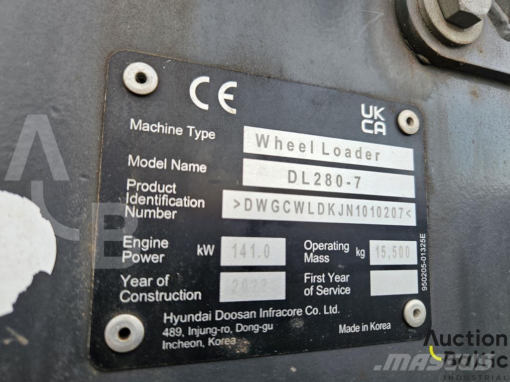 Doosan DL280-7 Фронтальні навантажувачі