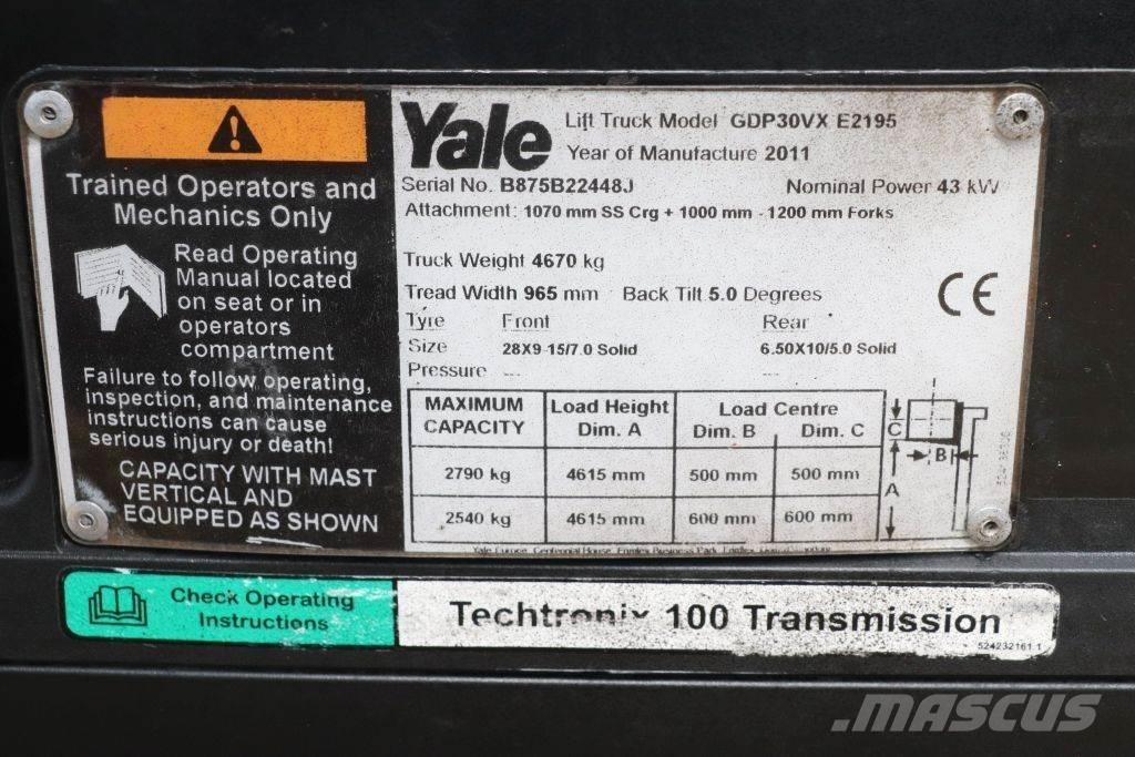 Yale GDP30VX Дизельні навантажувачі