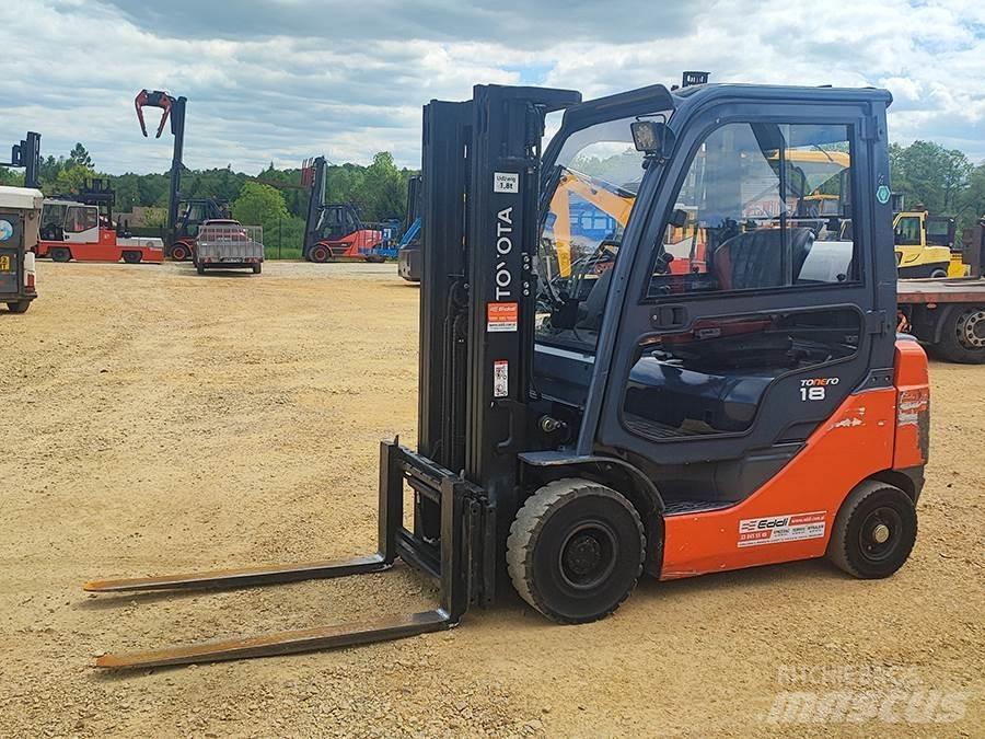 Toyota 02-8FGF18 Газові навантажувачі