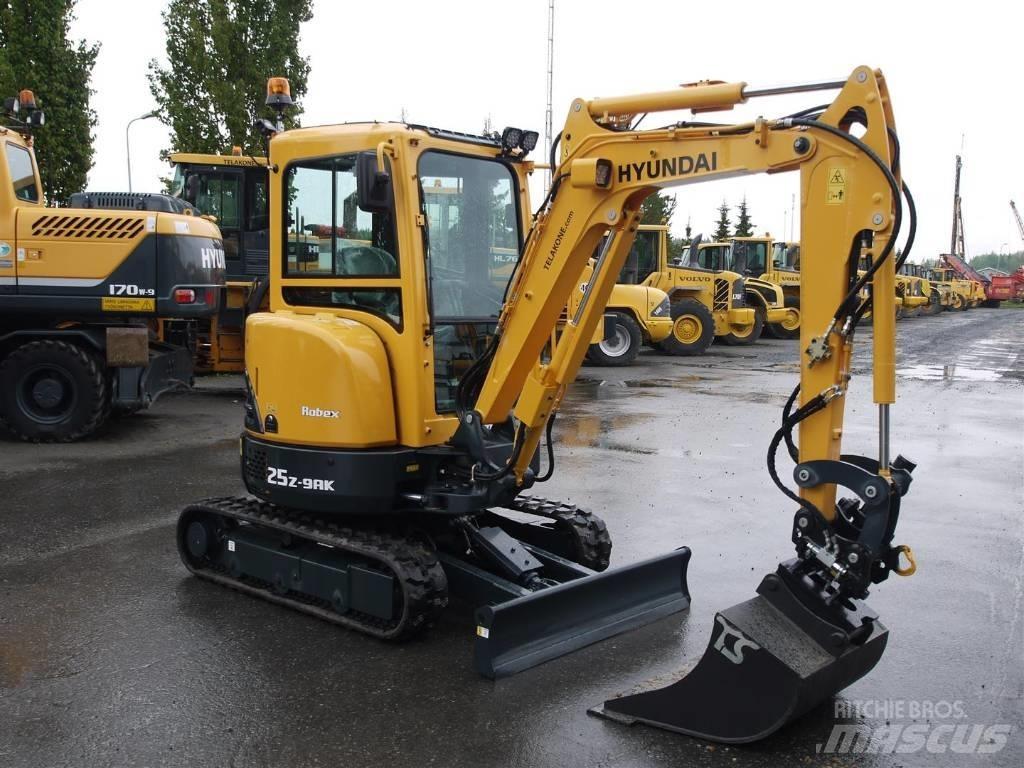 Hyundai R25Z-9AK Міні-екскаватори < 7т
