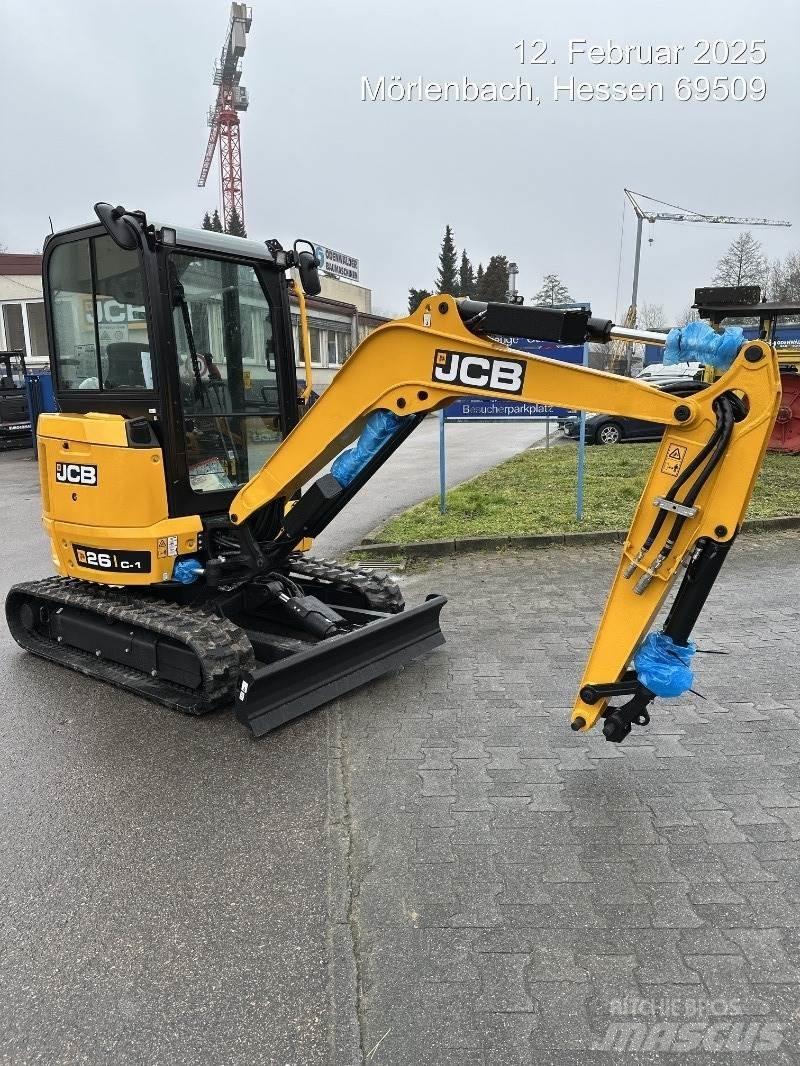 JCB 26C-1 Міні-екскаватори < 7т