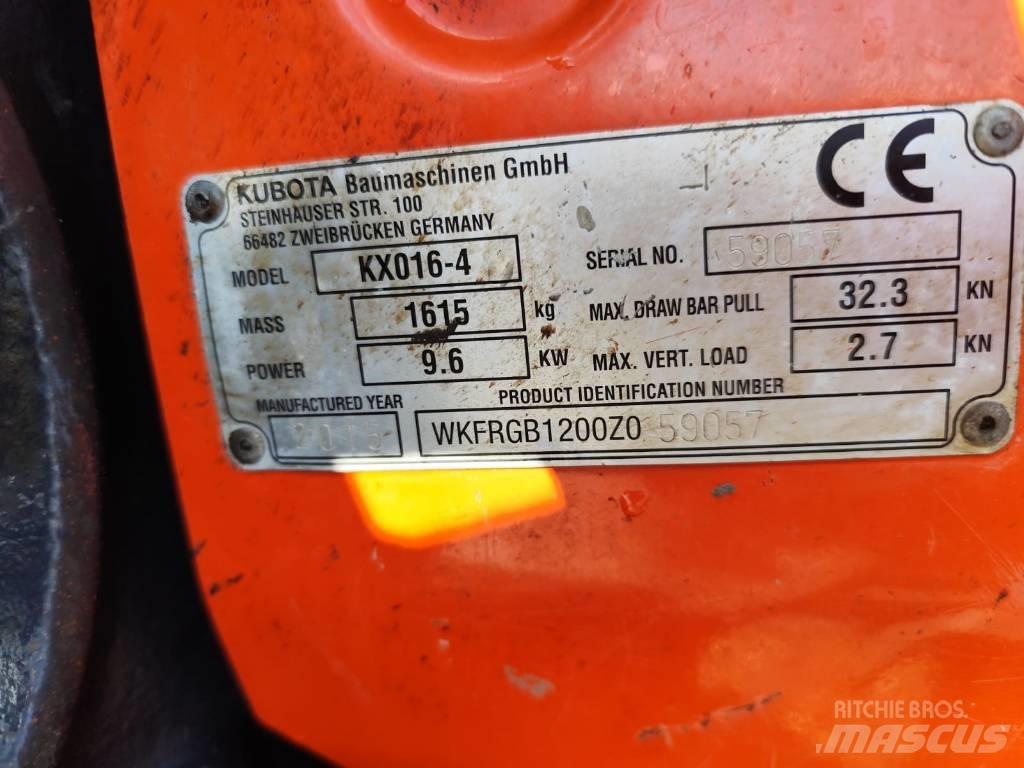 Kubota KX 016-4 Міні-екскаватори < 7т