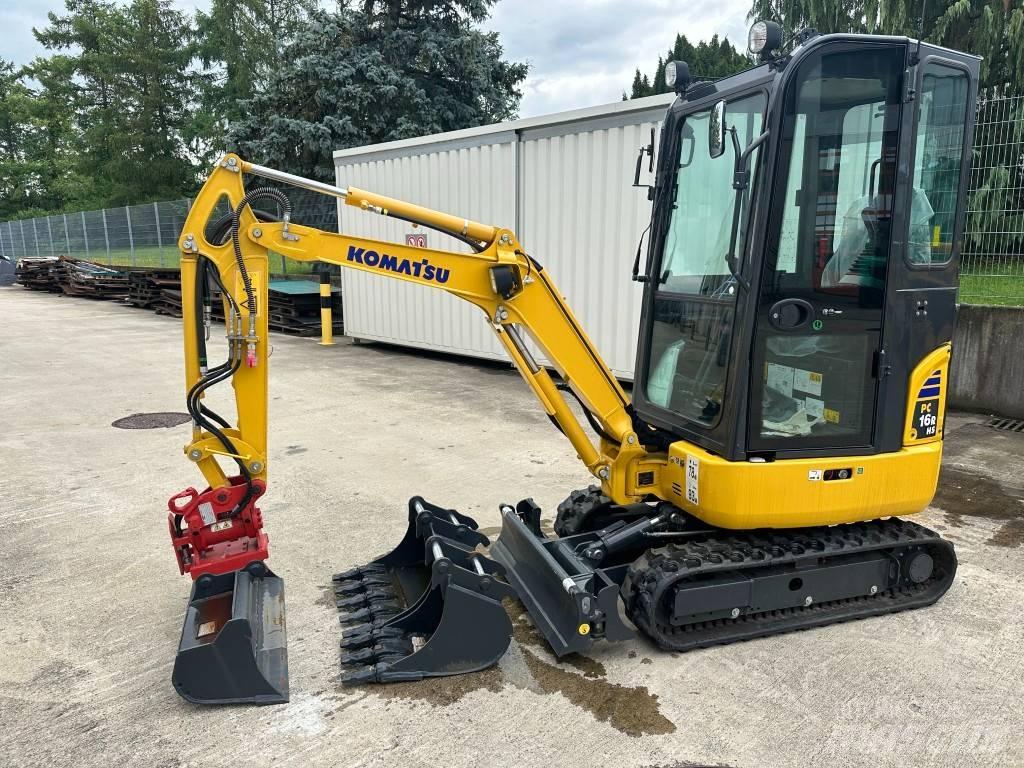Komatsu PC 16 R-3HS Міні-екскаватори < 7т