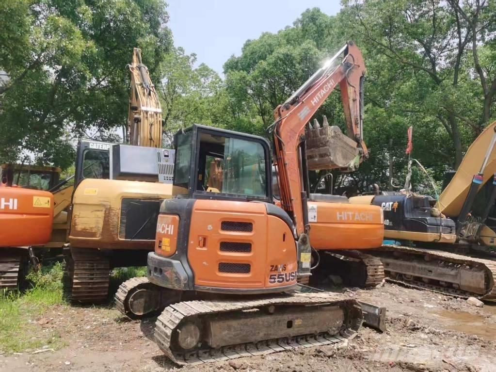 Hitachi zx55usr Міні-екскаватори < 7т