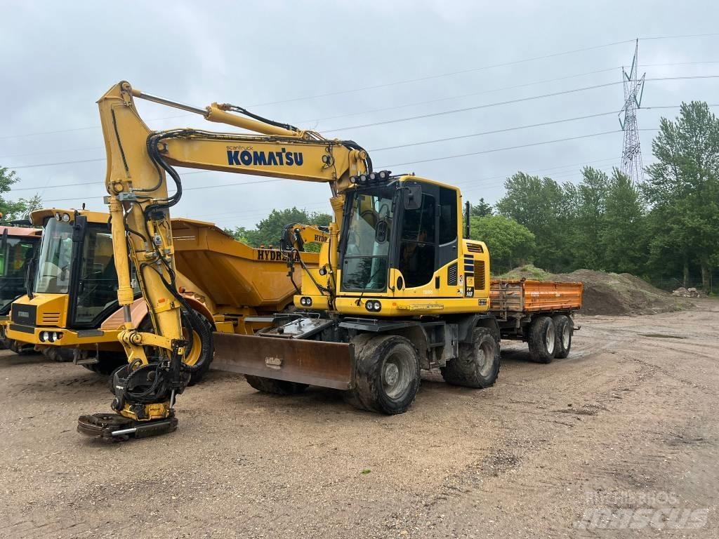 Komatsu PW 148 Колісні екскаватори