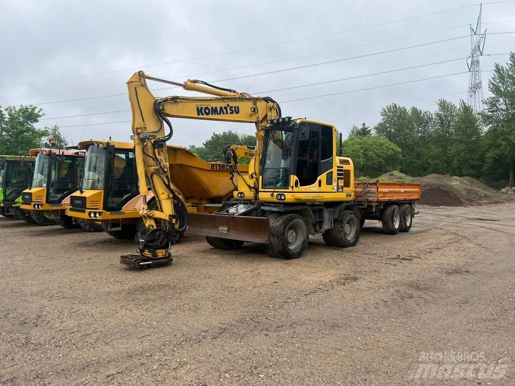 Komatsu PW 148 Колісні екскаватори