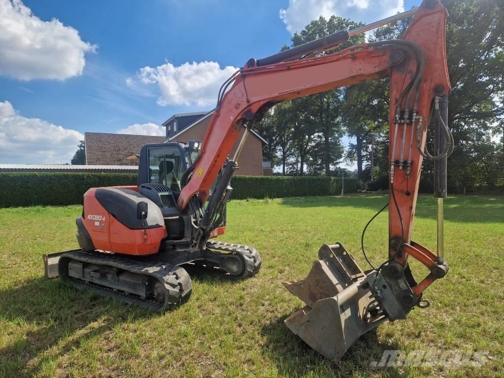 Kubota KX 080-4 Середні екскаватори 7т. - 12т.