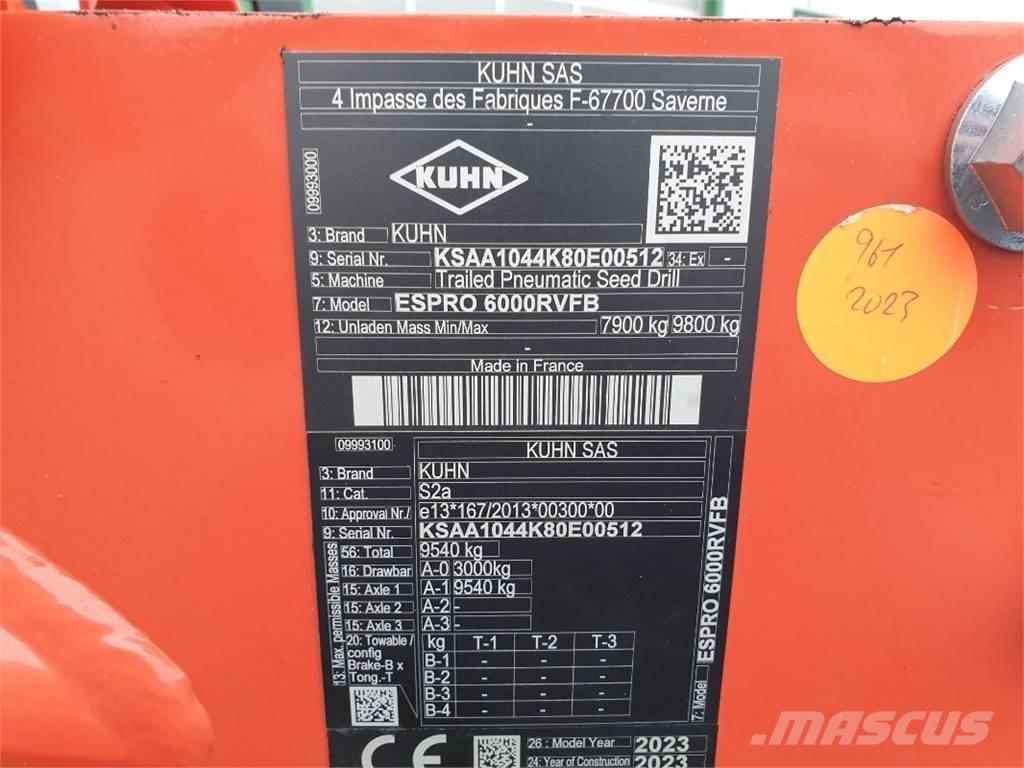 Kuhn ESPRO6000 Сівалки